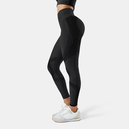 Anti Cellulite Leggings - 3D Stoffwechsel-Booster Leggings für 3x Schneller Abnehmen & Cellulite Reduzieren mit Lymphdrainage-Effekt und Straffe Oberschenkel & Po